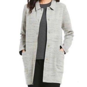 NWT Eileen Fisher Classic Collar Jacket - Medium - R7CVN-J4715M $238